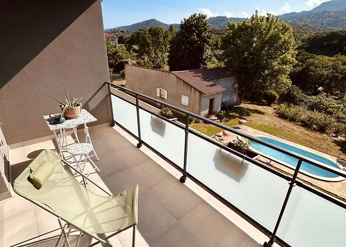 Apartamento Avec Séparée Calme Et Proche Venzolasca